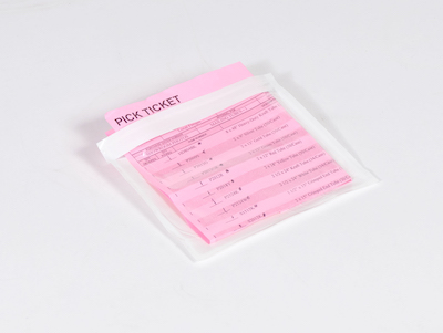 10 3/4 x 6 3/4" Clear Perforated Face Document Envelope (500/Case) image