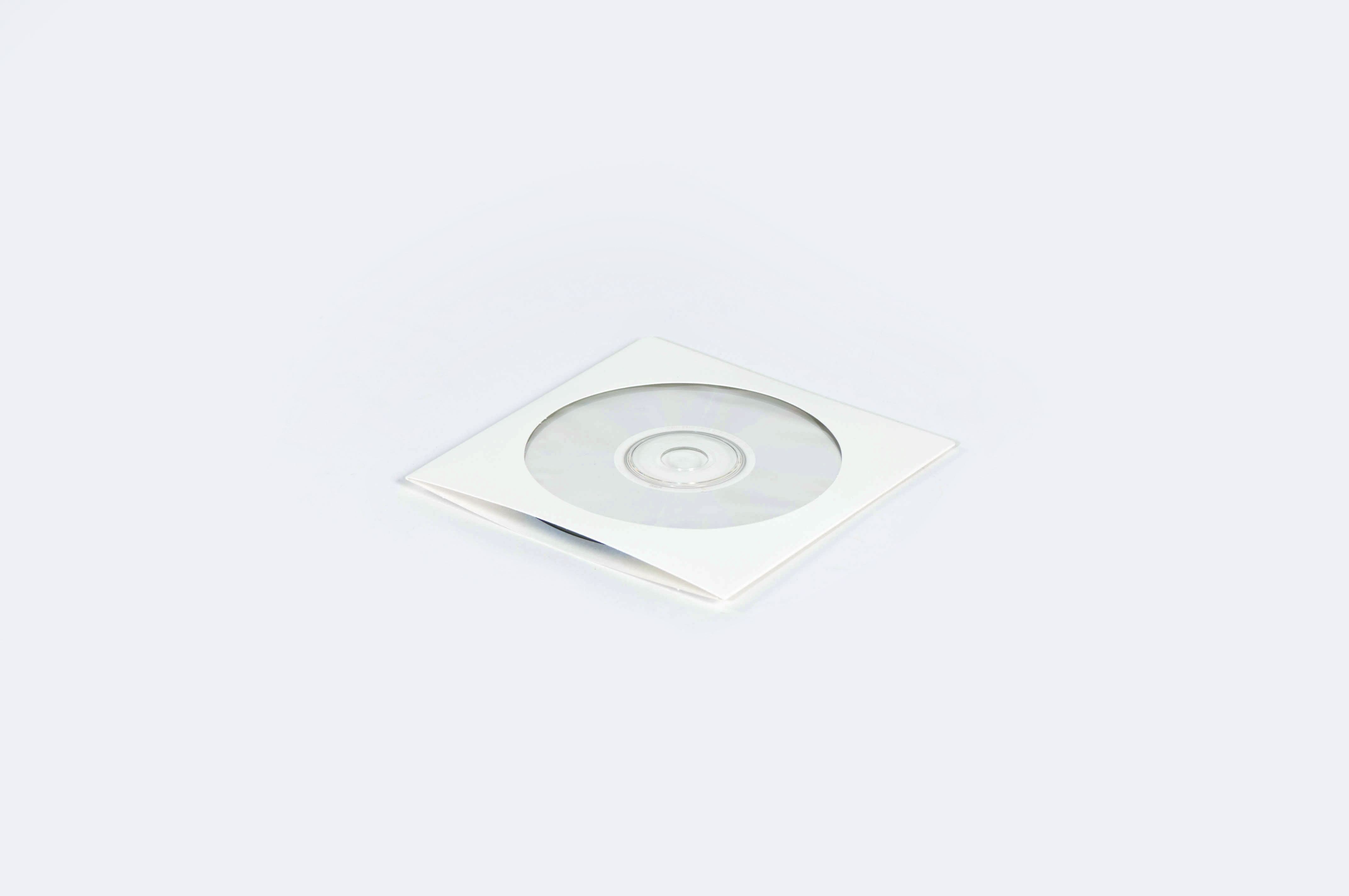 FINAL SALE: 5  x 5" #CD1 White Paperboard CD Sleeve (500/Case) image