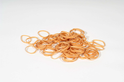 12"  x 1/4" Industrial Large Size Rubber Bands (25lbs./case) image