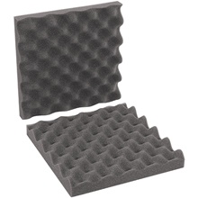 10 x 10 x 2" Charcoal Convoluted Foam Sets image