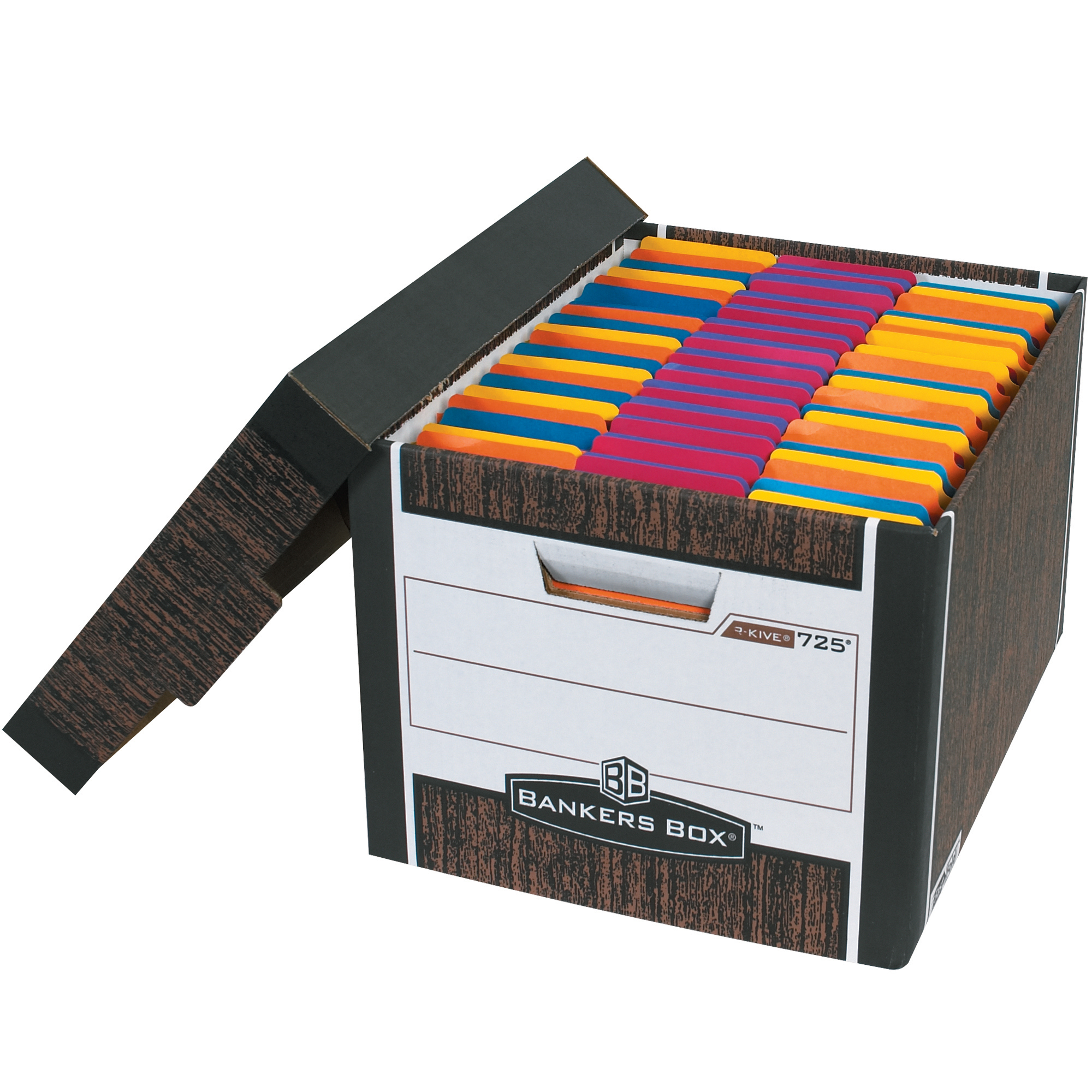 Bankers Box® Premium File Storage Box - 15 x 12 x 10"  Woodgrain (12/case) - #FEL0072505 image