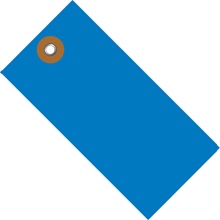 4 3/4 x 2 3/8" Blue Tyvek® Shipping Tags image