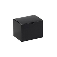 6 x 4 1/2 x 4 1/2" Black Gloss Gift Boxes image