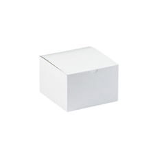6 x 4 1/2 x 4 1/2" White Gift Boxes image