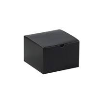 6 x 6 x 4" Black Gloss Gift Boxes image
