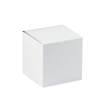 6 x 6 x 6" White Gift Boxes image