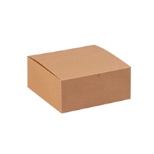 8 x 8 x 3 1/2" Kraft Gift Boxes image