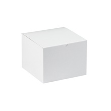 8 x 8 x 6" White Gift Boxes image