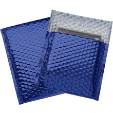 7 x 6 3/4" Blue Glamour Bubble Mailers image
