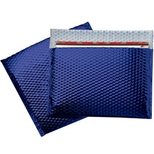 13 3/4 x 11" Blue Glamour Bubble Mailers image