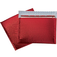 13 3/4 x 11" Red Glamour Bubble Mailers image
