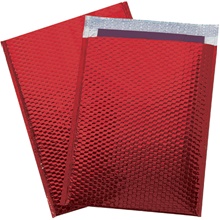 13 x 17 1/2" Red Glamour Bubble Mailers image