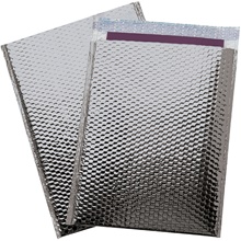 13 x 17 1/2" Silver Glamour Bubble Mailers image