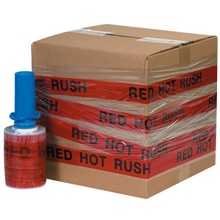 5" x 80 Gauge x 500' "RED HOT RUSH" Goodwrappers® Identi-Wrap image