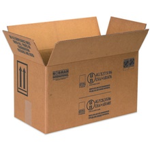 17 x 8 1/2 x 9 5/16" 2 - 1 Gallon Paint Can Boxes image