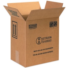 11 3/8 x 8 3/16 x 12 3/8" 2 - 1 Gallon F-Style Paint Can Boxes image