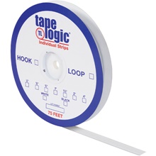 1 1/2" x 75' White Hook Tape Logic® Individual Tape Strips image