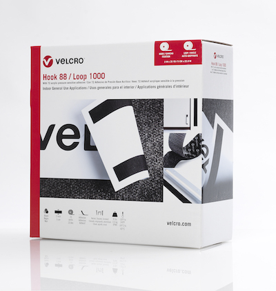 FINAL SALE: 2"x25 yds VELCRO® Brand Black Hook & Loop (1 Box) image