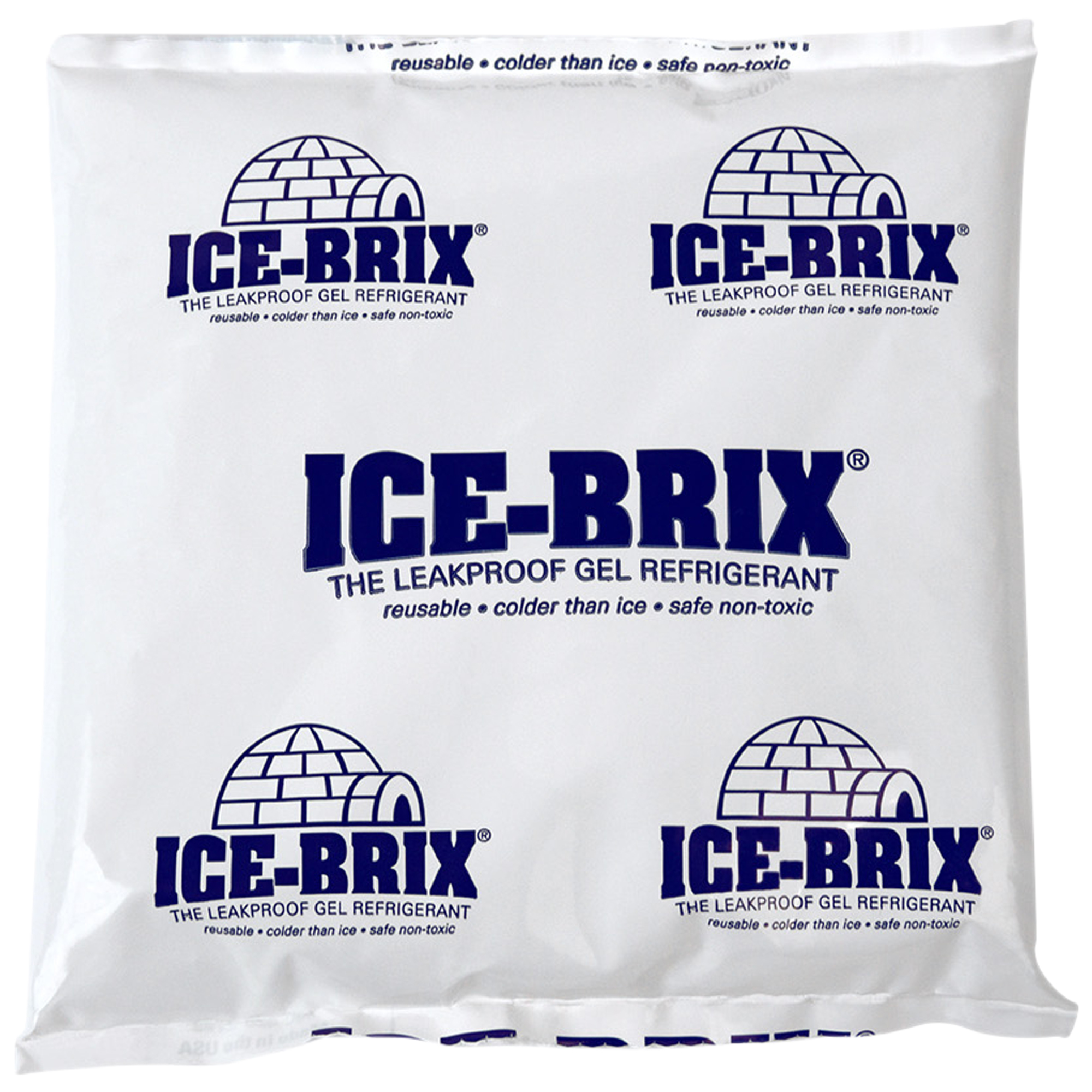 6 x 6 x 1" Ice Brix Cold Pack - 12 oz. (48/case) image