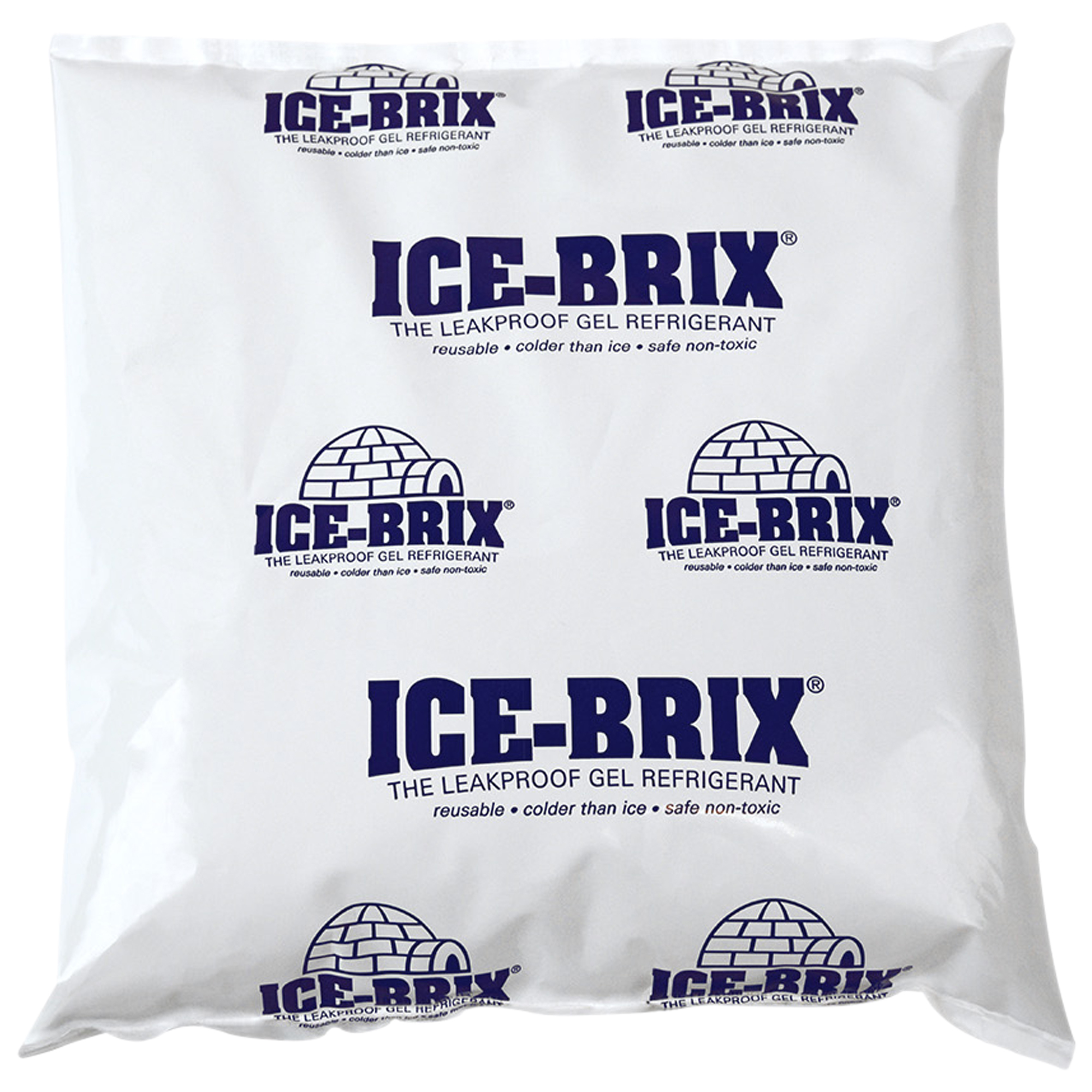 6 1/4 x 6 x 1" Ice Brix Cold Pack - 16 oz. (36/case) image