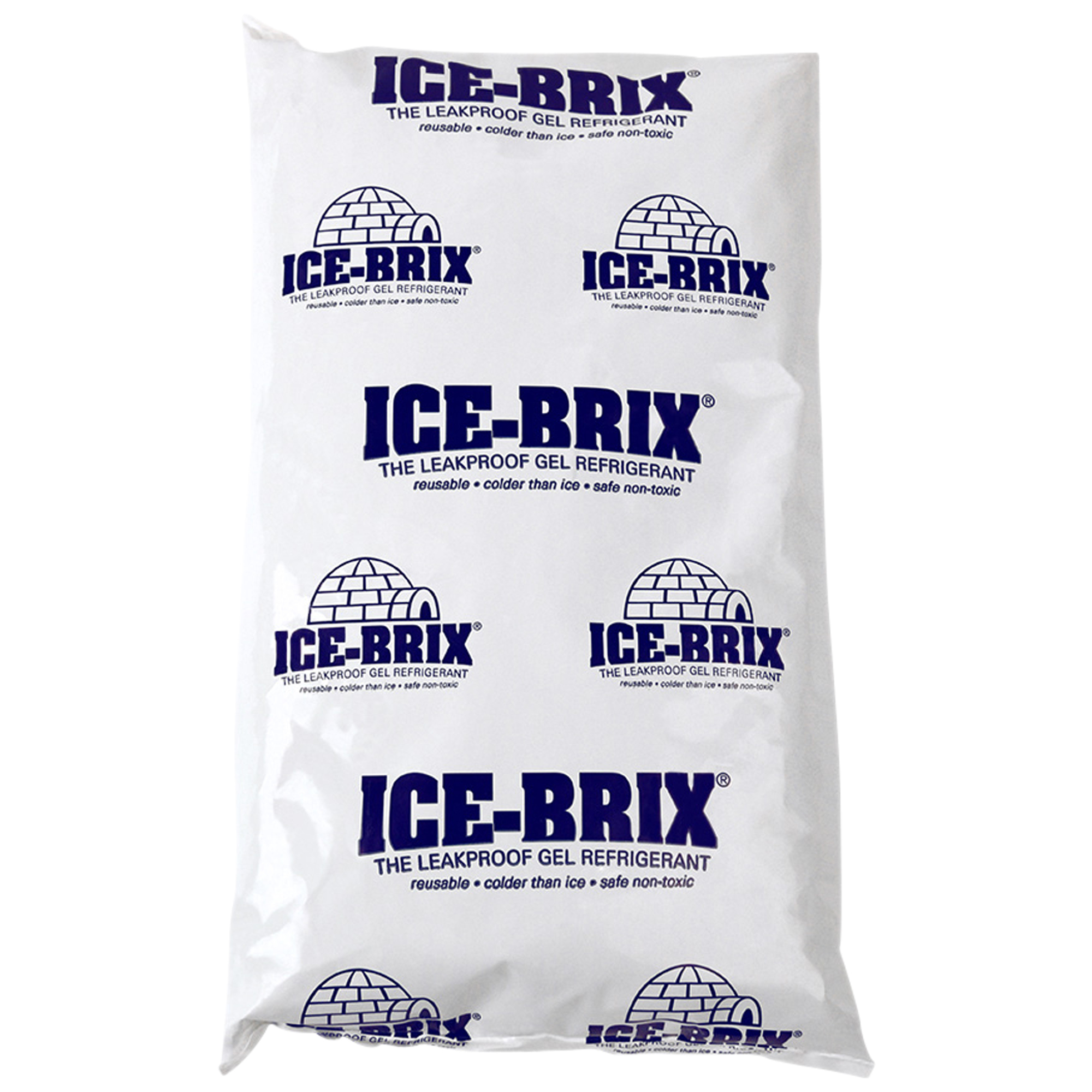 8 x 6 x 1 1/4" Ice Brix Cold Pack - 24 oz. (24/case) image