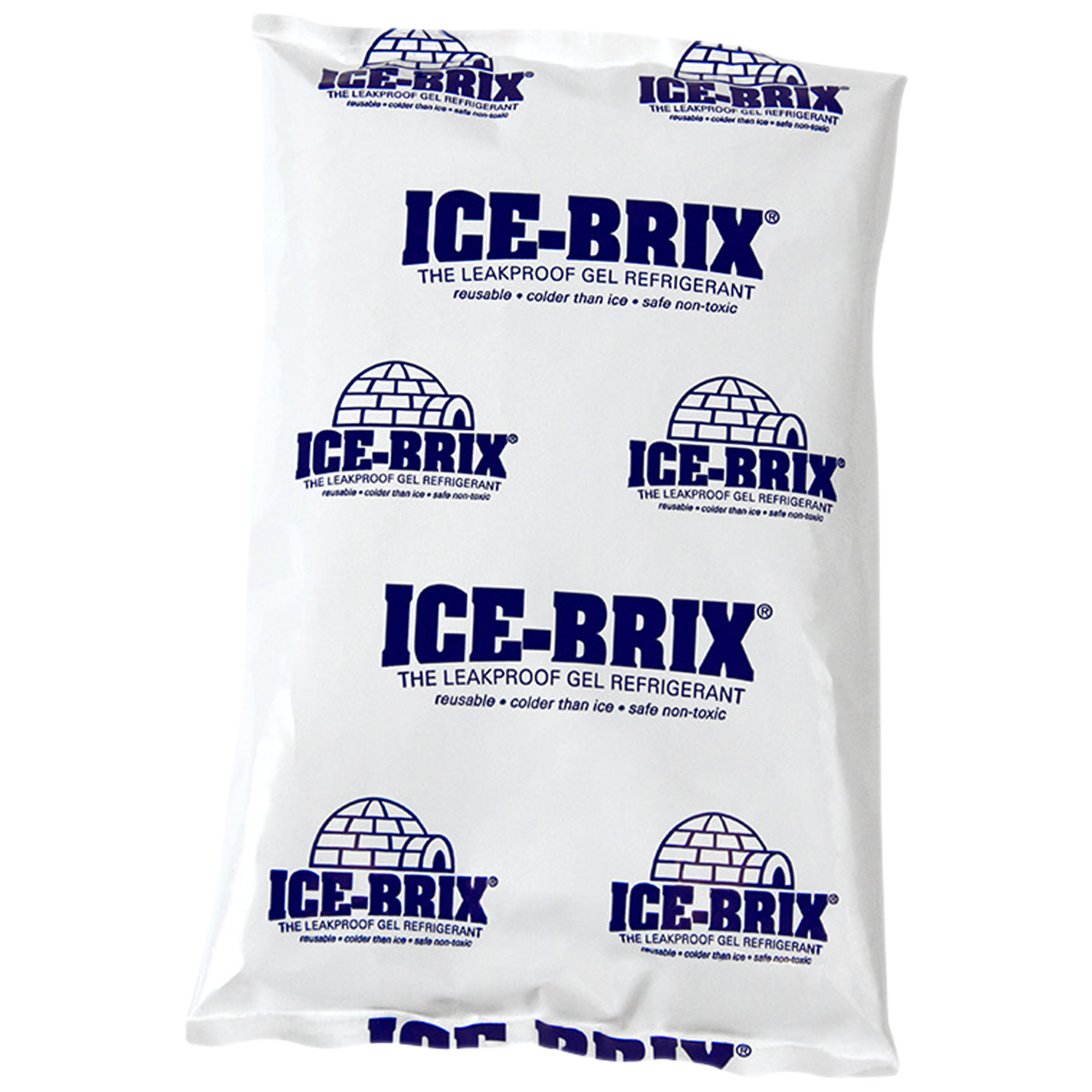 6 1/2 x 4 x 3/4" Ice Brix Cold Pack - 8 oz. (72/case) image