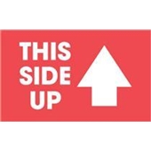 #DL1481 3 x 5" This Side Up (Arrow) Label image