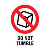 FINAL SALE: #DL4240  3 x 4"  Do Not Tumble Label image