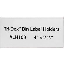4 x 2 1/4" Tri-Dex™ Bin Label Holders image