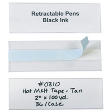 2 x 6" Hol-Dex® Self-Adhesive Plastic Label Holders image