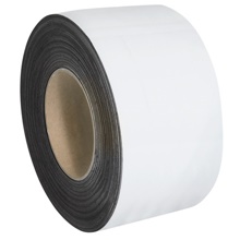 3" x 100' - White Warehouse Labels - Magnetic Rolls image
