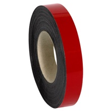 1" x 100' - Red Warehouse Labels - Magnetic Rolls image