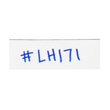 1 x 3" White Warehouse Labels - Magnetic Strips image