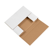 10 1/4 x 8 1/4 x 1 1/4" White Easy-Fold Mailers image