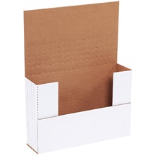 9 5/8 x 6 5/8 x 2 1/2" White Easy-Fold Mailers image
