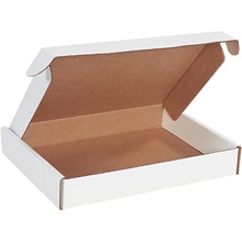 13 x 10 x 2" White Deluxe Literature Mailers image