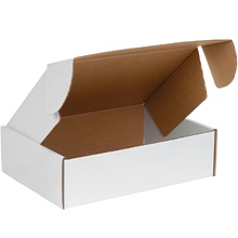 14 x 10 x 4" White Deluxe Literature Mailers image