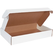 24 x 14 x 4" White Deluxe Literature Mailers image