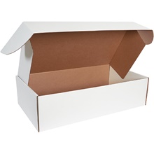30 x 17 x 8" White Deluxe Literature Mailers image