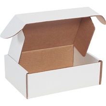 9 x 6 1/4 x 3" White Deluxe Literature Mailers image