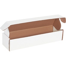 14 x 3 3/4 x 2 3/4" White Deluxe Literature Mailers image