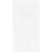 3 x 5" - 2 Mil White Reclosable Poly Bags image