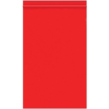 5 x 8" - 2 Mil Red Reclosable Poly Bags image