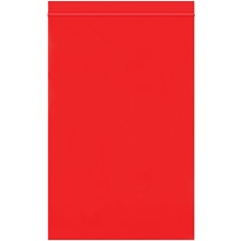 6 x 9" - 2 Mil Red Reclosable Poly Bags image