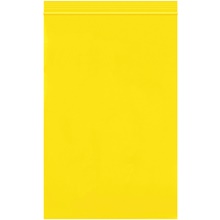6 x 9" - 2 Mil Yellow Reclosable Poly Bags image