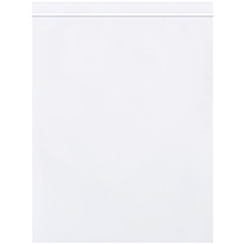8 x 10" - 2 Mil White Reclosable Poly Bags image