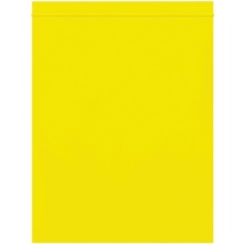 8 x 10" - 2 Mil Yellow Reclosable Poly Bags image