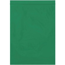 9 x 12" - 2 Mil Green Reclosable Poly Bags image