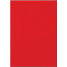 9 x 12" - 2 Mil Red Reclosable Poly Bags image