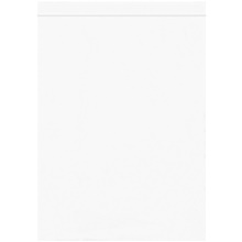 9 x 12" - 2 Mil White Reclosable Poly Bags image